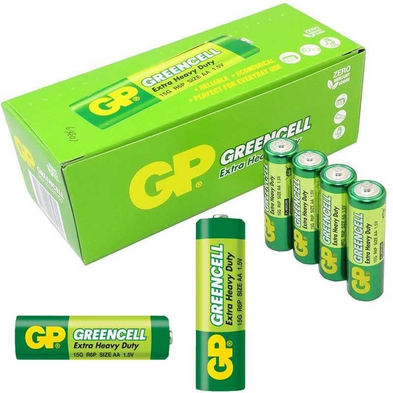 GP 15G-2S4 Greencell R6P 40'Lı AA Kalem Pil