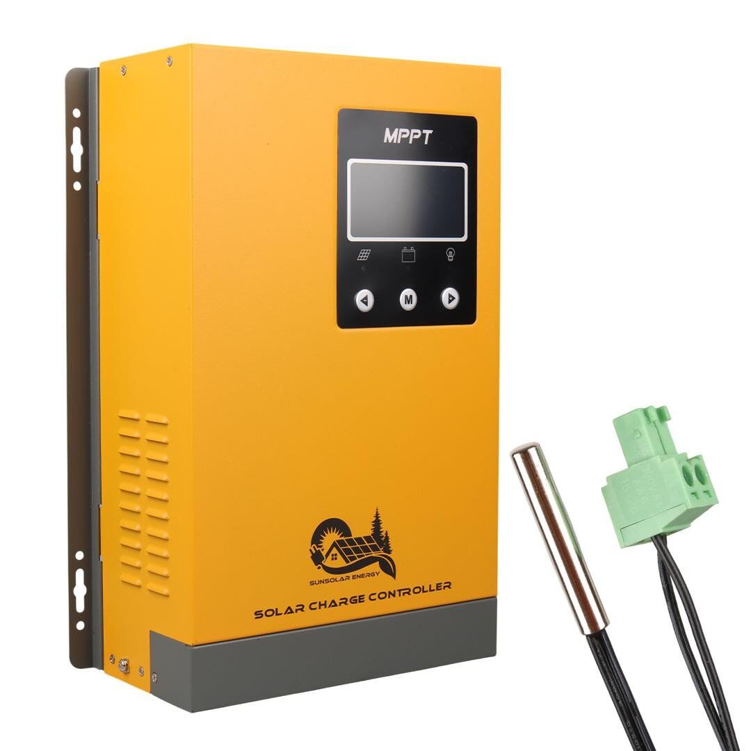 Sunsolar MPK80 MPPT Solar Şarj Kontrol Cihazı 80A 12V 24V 36V 48V Otomatik) 250V Maksimum PV LCD Ekranlı RS485 Portlu