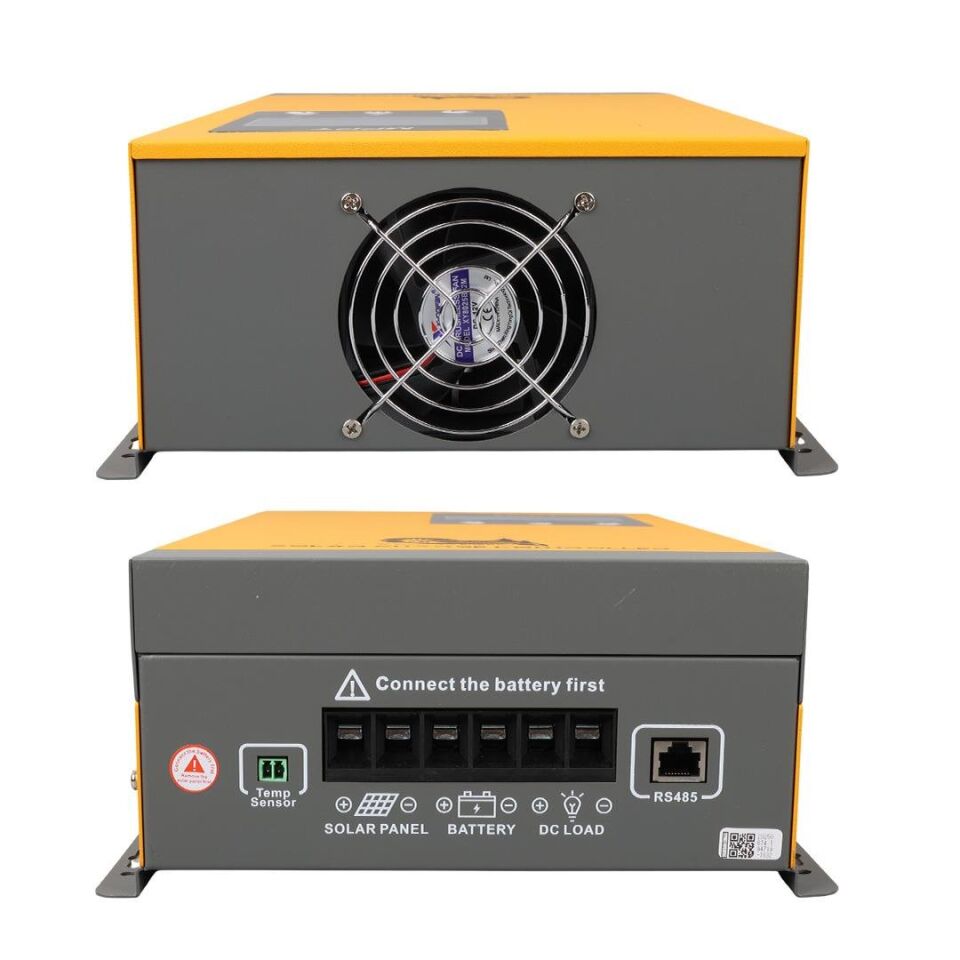 Sunsolar MPK80 MPPT Solar Şarj Kontrol Cihazı 80A 12V 24V 36V 48V Otomatik) 250V Maksimum PV LCD Ekranlı RS485 Portlu