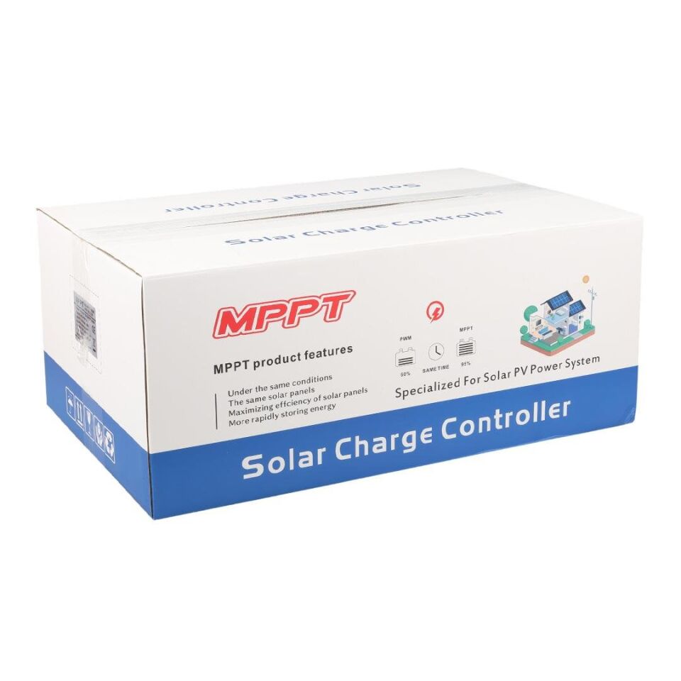 Sunsolar MPK80 MPPT Solar Şarj Kontrol Cihazı 80A 12V 24V 36V 48V Otomatik) 250V Maksimum PV LCD Ekranlı RS485 Portlu
