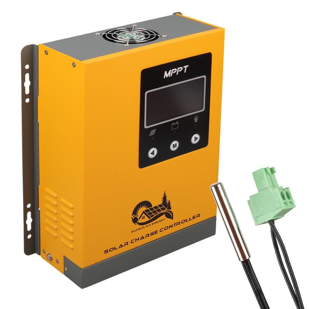 Sunsolar MPK60 MPPT Solar Şarj Kontrol Cihazı 60A 12V 24V 36V 48V Otomatik 250V Maksimum PV LCD Ekranlı RS485 Portlu