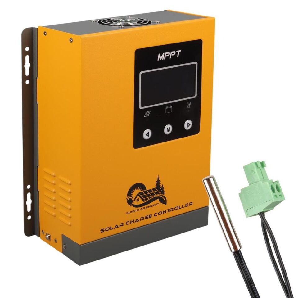 Sunsolar MPK50 MPPT Solar Şarj Kontrol Cihazı 50A 12V 24V 36V 48V Otomatik 250V Maksimum PV LCD Ekranlı RS485 Portlu