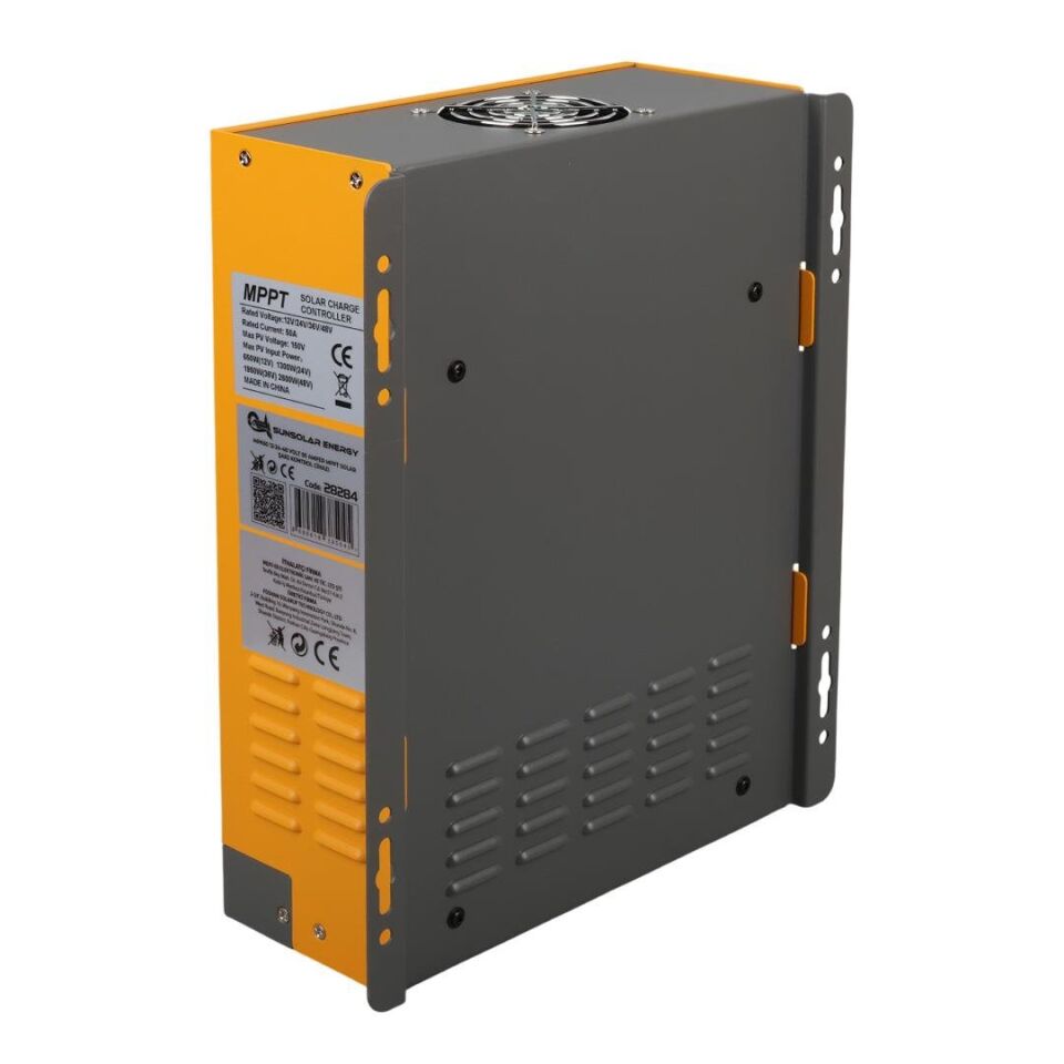 Sunsolar MPK50 MPPT Solar Şarj Kontrol Cihazı 50A 12V 24V 36V 48V Otomatik 250V Maksimum PV LCD Ekranlı RS485 Portlu