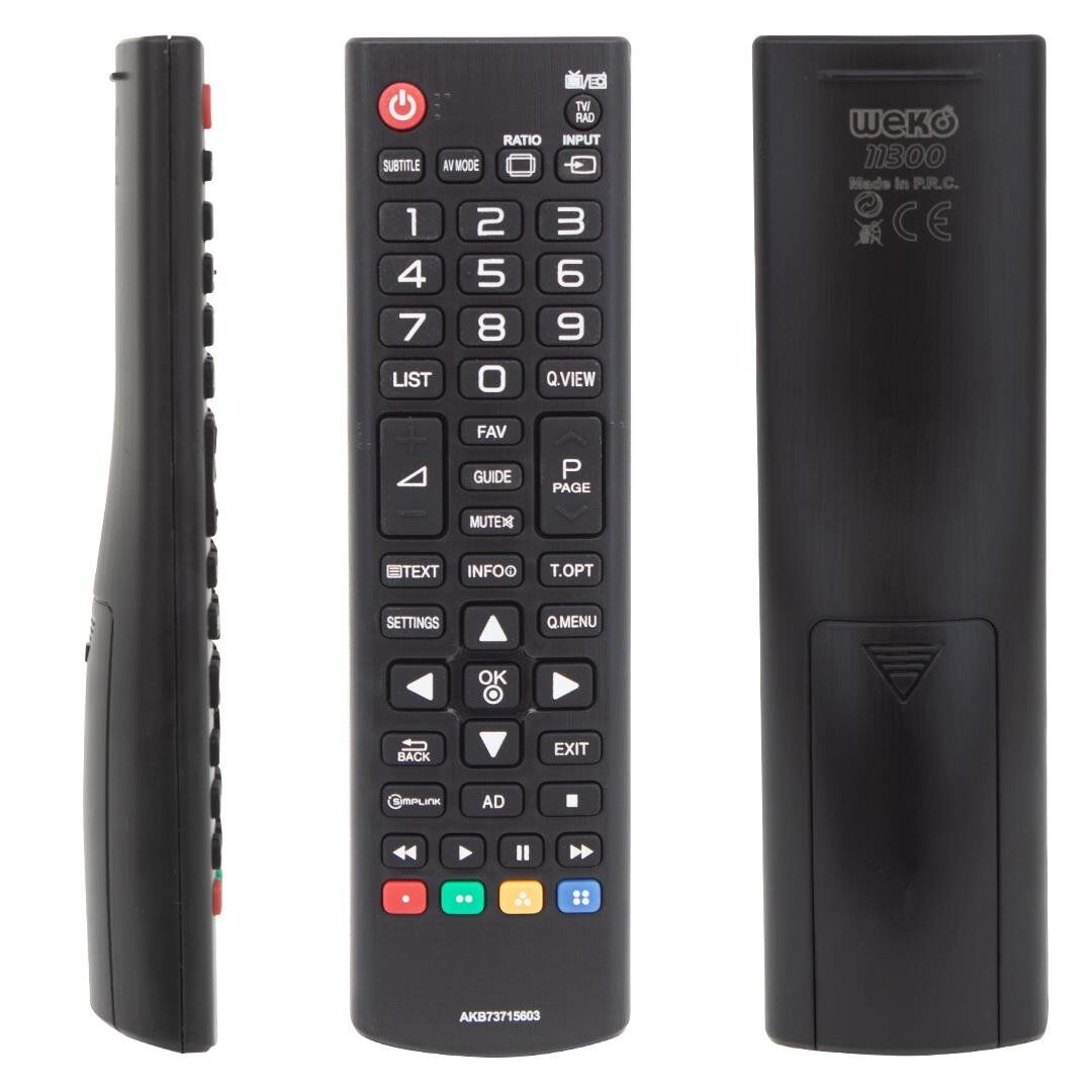 Ayt Weko LG Simplink Tuşlu Lcd-Led Tv Kumanda AKB73715603