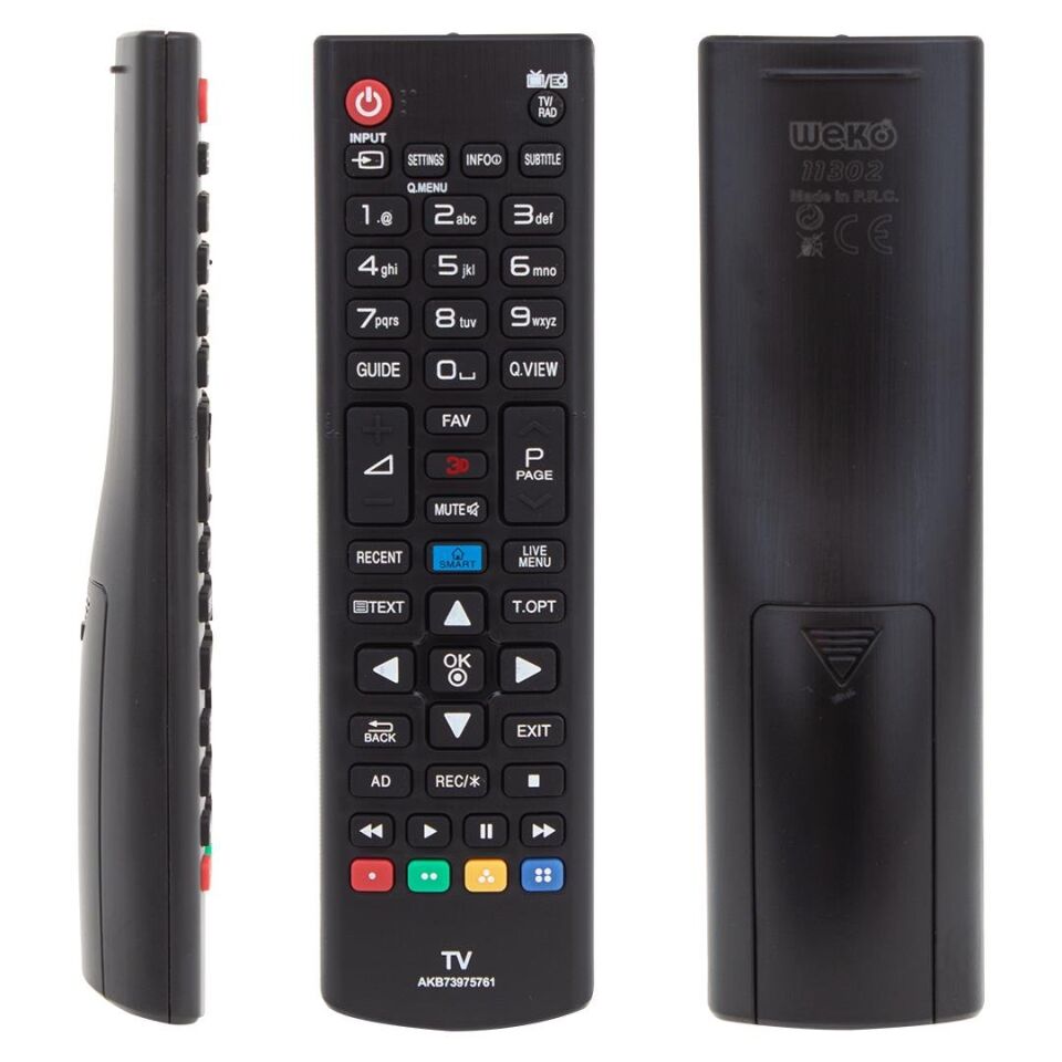 LG AKB73975761 - 32LB650- 42LB700V3D - 50LB671V - 55LB870V - 65LB730VAEU 3D Smart Tuşlu Lcd-Led Tv Kumanda