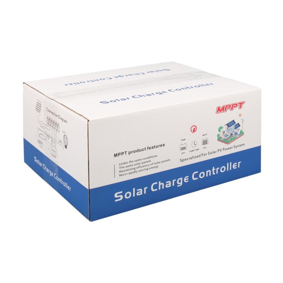 Sunsolar MPK30 MPPT Solar Şarj Kontrol Cihazı 30A 12V 24V 36V 48V Otomatik 250V Maksimum PV LCD Ekranlı RS485 Portlu