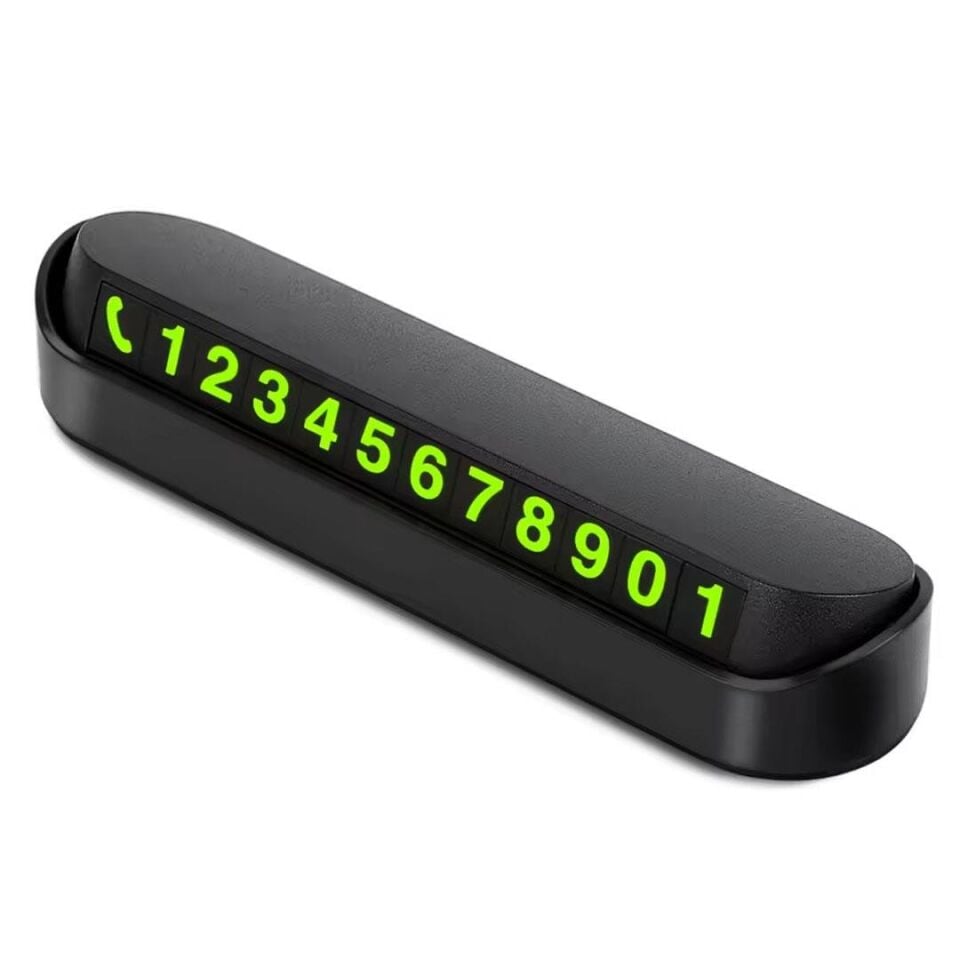 Ayt Pm-17895 Araç Park Numaratörü Oto Ön Cam Numaratör Telefon Numarası Yazma Aparatı Fosforlu