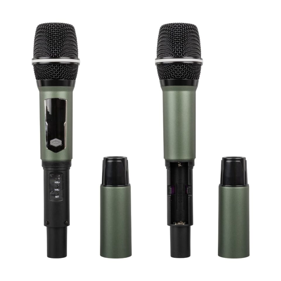 Ayt Magicvoice CP 111 Uhf Ekranlı 1 El Kablosuz Telsiz Mikrofon Kablosuz El Mikrofonu