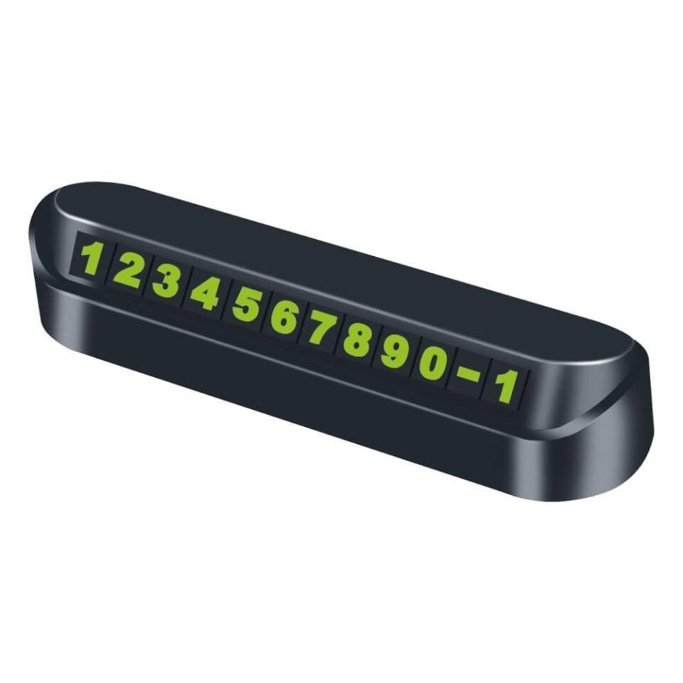 Ayt Pm-17895 Araç Park Numaratörü Oto Ön Cam Numaratör Telefon Numarası Yazma Aparatı Fosforlu