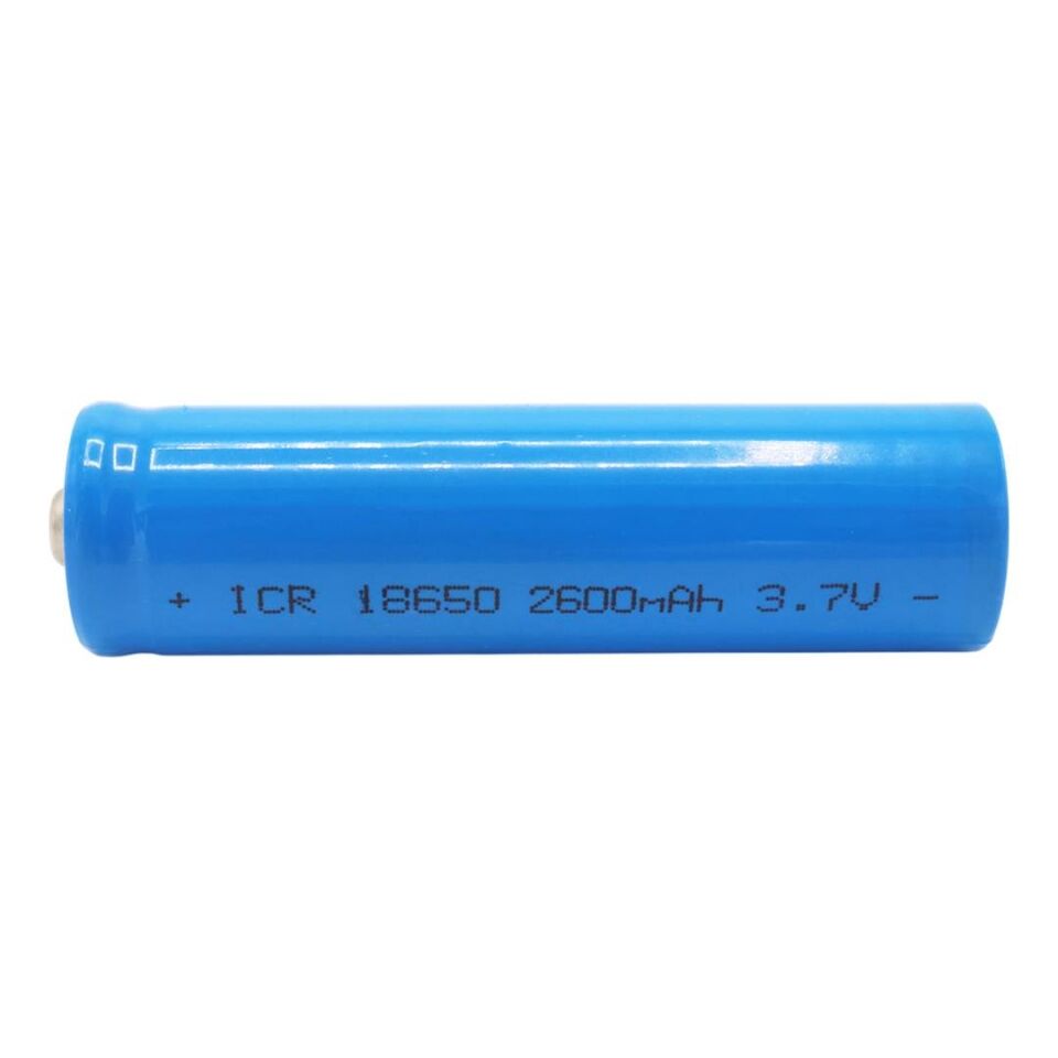 Ayt Powermaster 3.7 Volt 2600 Mah Li-İon 18650 Başlıklı Şarj Edilebilir Tekli Pil Şarjlı Pil