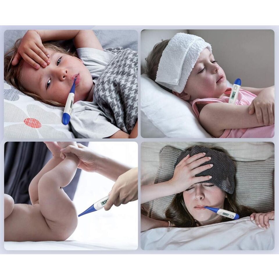 Ayt Powermaster PM-24697 Ateş Ölçümü İçin Dijital Termometre Koltuk Altı Ateş Ölçer