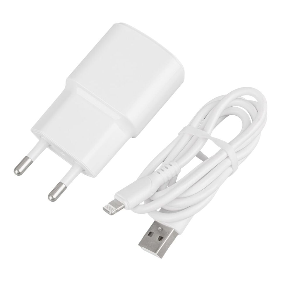 Weko Wk-21437 2.1 Amper Şarj Başlık Adaptörü Lightning Kablo İphone Uyumlu Şarj Cihazı