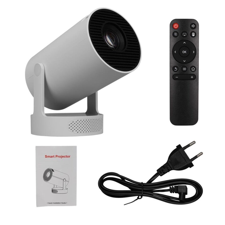 Hello HY300PRO Android 11 Akıllı LED Ayarlanabilir Projeksiyon FHD Kablosuz Görüntü Aktarım Destekli Ev Sinema Sistemi Yansıtma