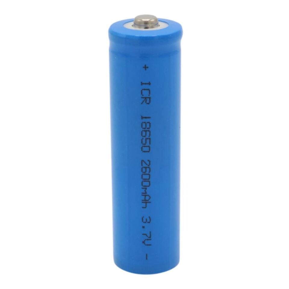 Ayt Powermaster 3.7 Volt 2200 Mah Li-İon 18650 Başlıklı Şarj Edilebilir Tekli Pil Şarjlı Pil