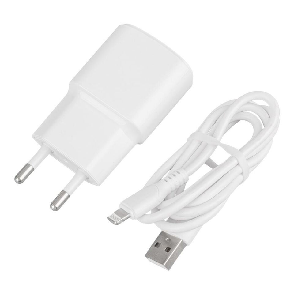 Weko Wk-21437 2.1 Amper Şarj Başlık Adaptörü Lightning Kablo İphone Uyumlu Şarj Cihazı