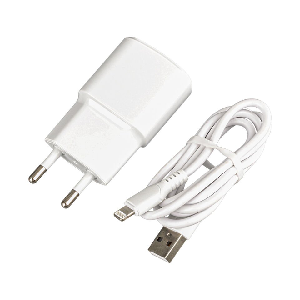 Weko Wk-21437 2.1 Amper Şarj Başlık Adaptörü Lightning Kablo İphone Uyumlu Şarj Cihazı