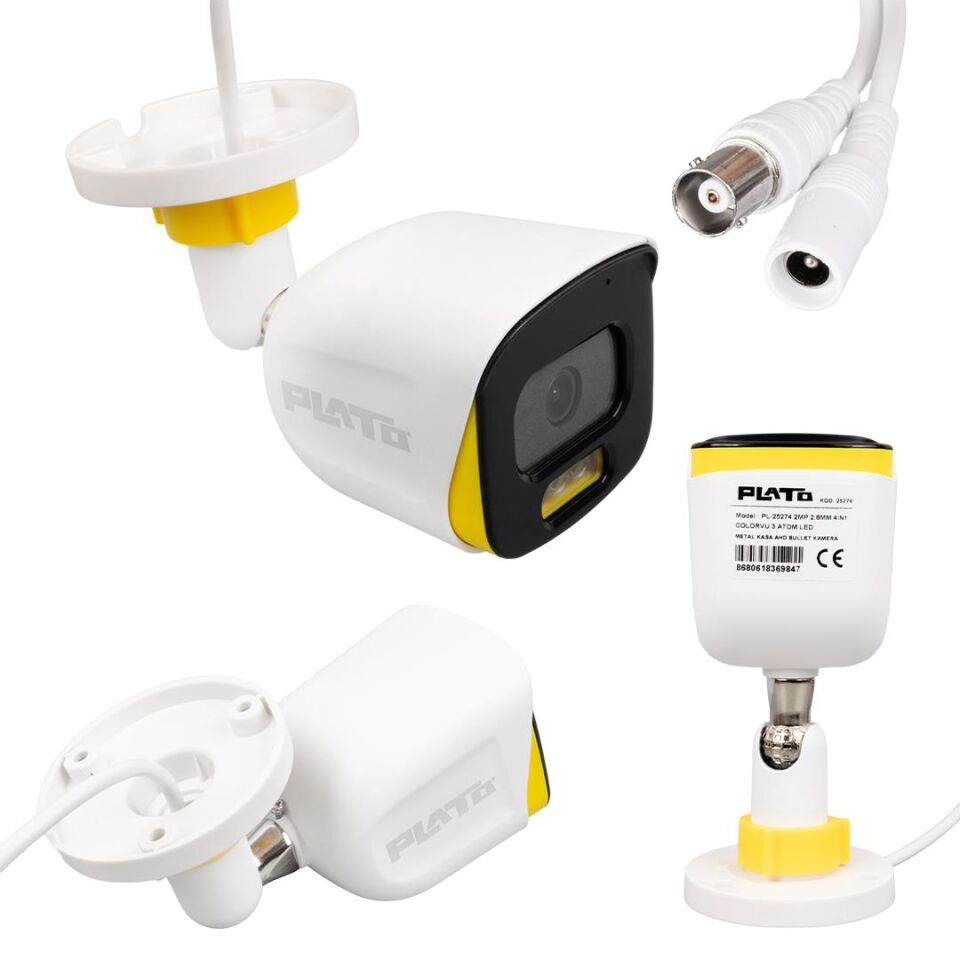 Ayt Kamera Seti 8 Li 2Mp Dvr Kayıt Cihazlı Kamera Hard Disk Tam Set Güvenlik Kamerası 8 Kanal