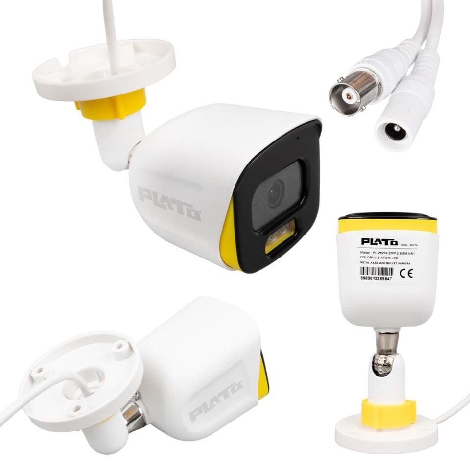 Ayt Kamera Seti 8 Li 2Mp Dvr Kayıt Cihazlı Kamera Hard Disk Tam Set Güvenlik Kamerası 8 Kanal