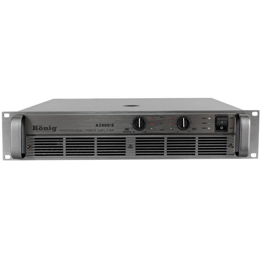 König A-2000 S 4 Ohm 2x980 Watt 2 Kanal Power Amplifier