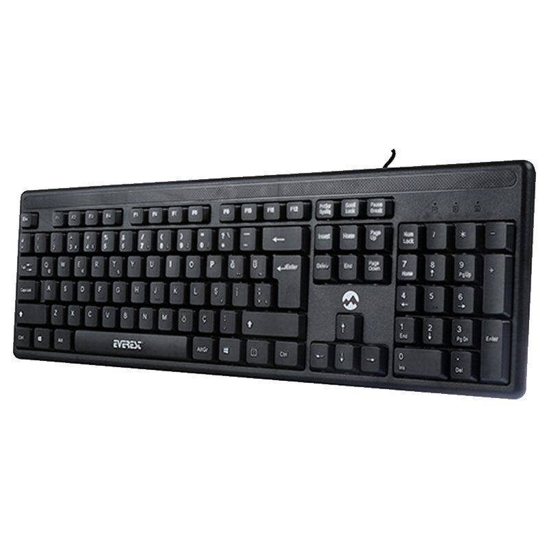 Everest KB-1002 Siyah USB F Standart Klavye Kablolu Usb Klavye
