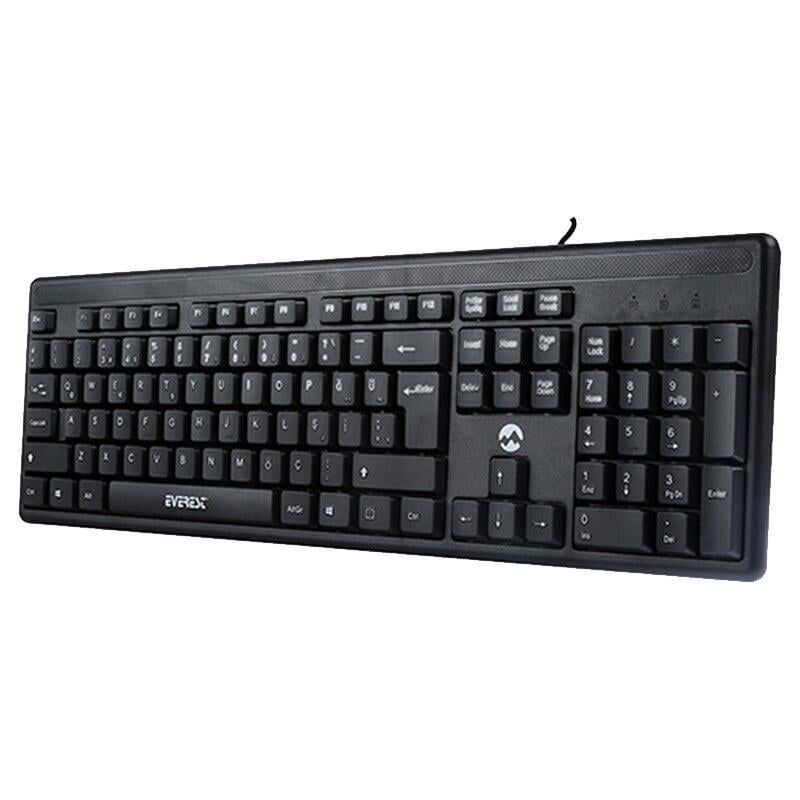 Everest KB-1002 Siyah USB F Standart Klavye Kablolu Usb Klavye