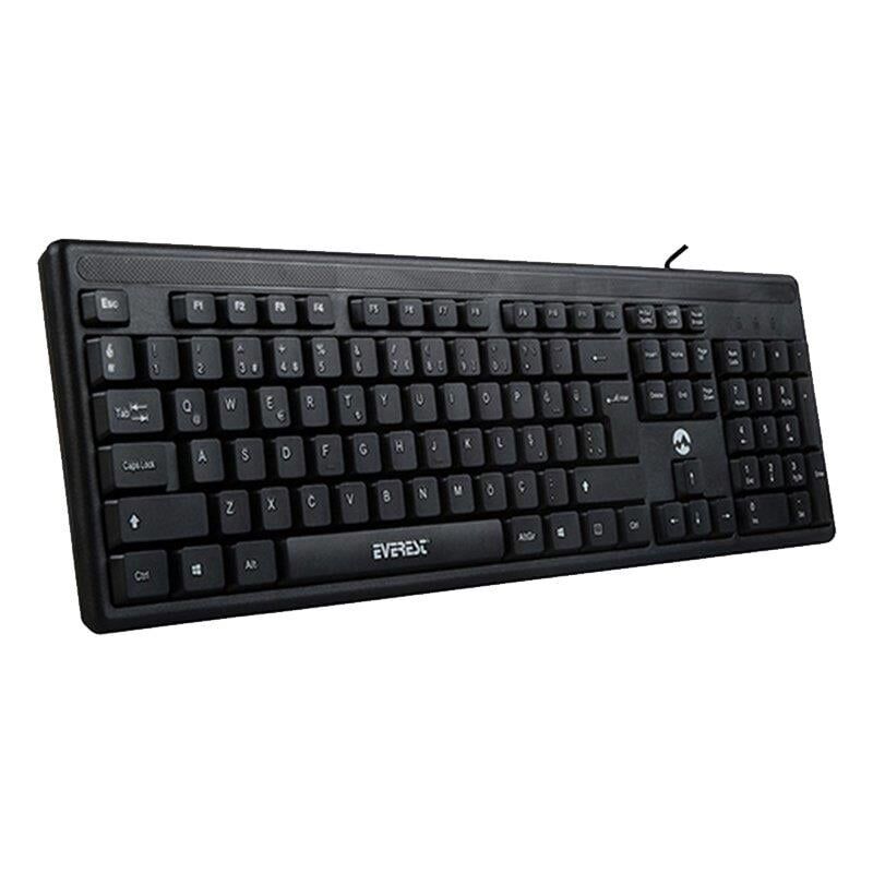 Everest KB-1002 Siyah USB F Standart Klavye Kablolu Usb Klavye
