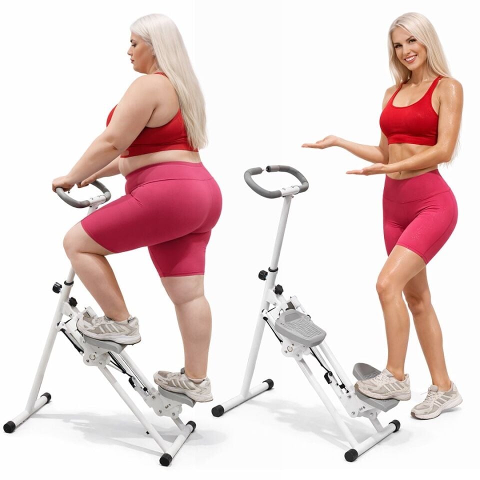 Sunup SN-29103 Metal Dikey Tırmanma Egzersiz Aleti Tam Vücut Profesyonel Kardiyo