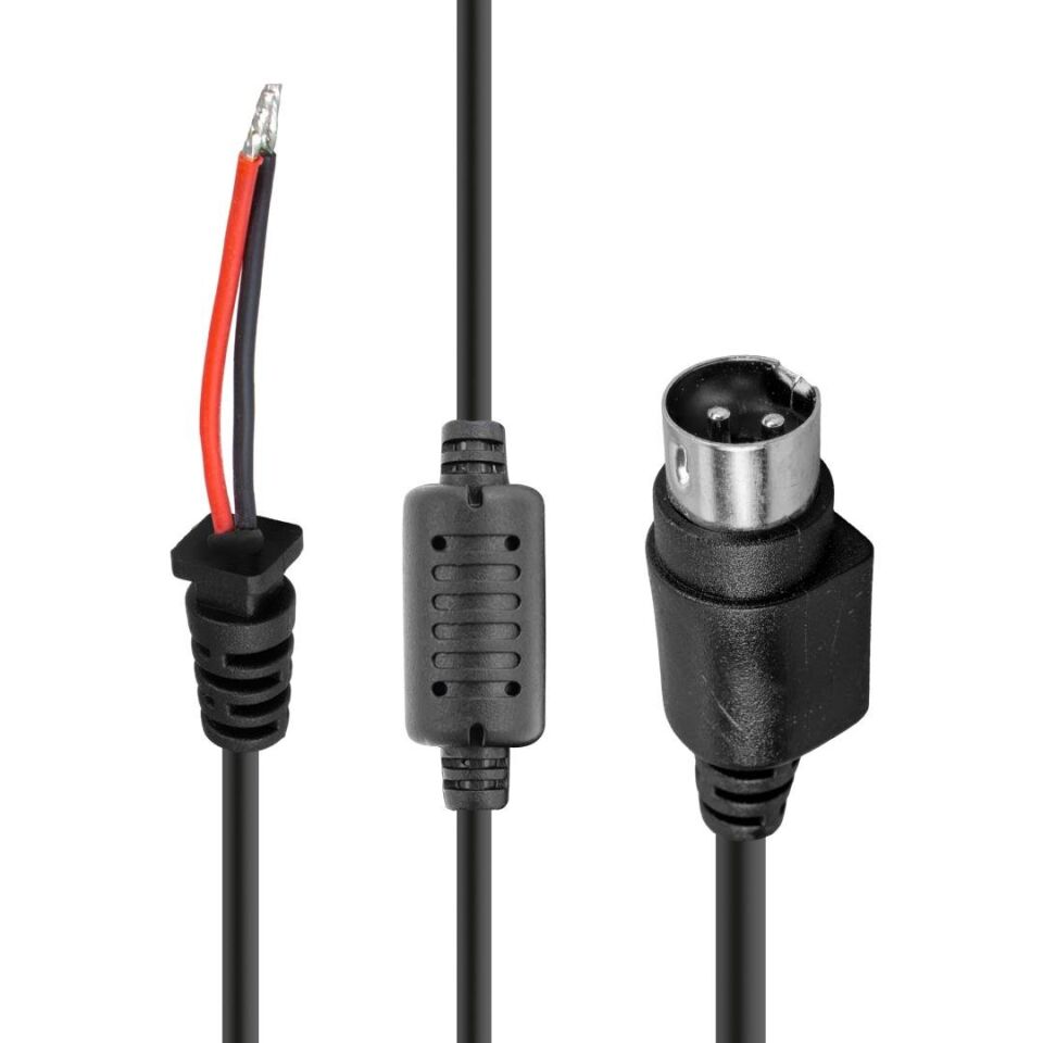 Powermaster Dc Kablo 1.5 Metre 3 Pin li Erkek Kablo