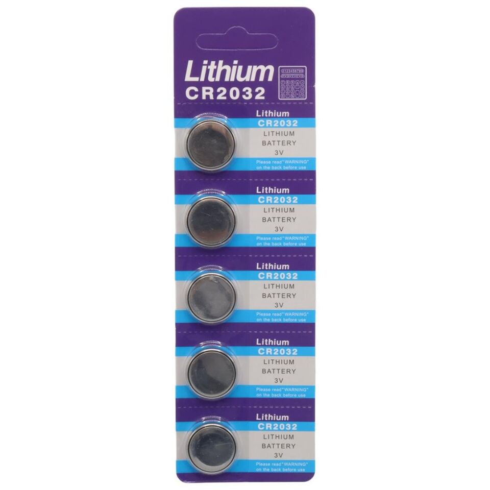 Ayt Powermaster CR2032 3 Volt Lityum Para Pil 5'Li Paket PM-9534 Düğme Pil