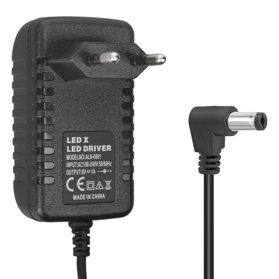 Powermaster PM-13782 6 Volt - 1 Amper 5.5*2.5 Mm Uçlu Priz Tipi Adaptör