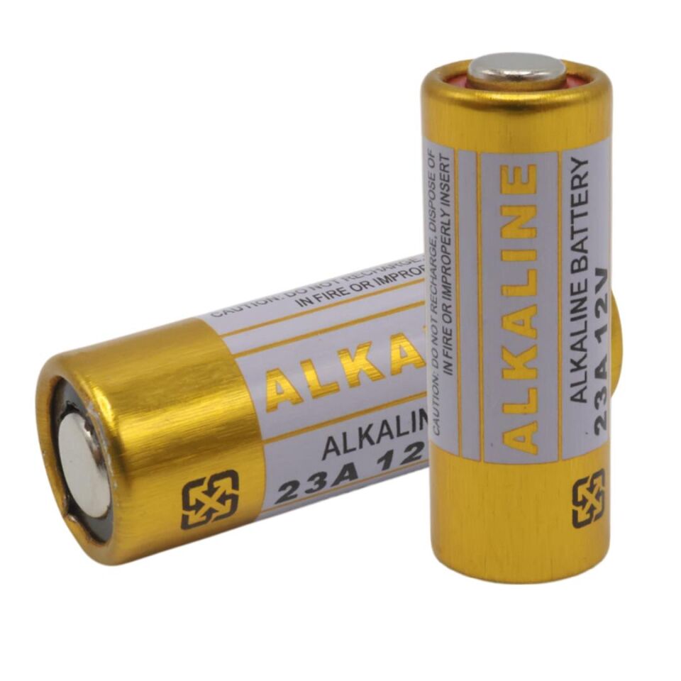 Powermaster LR23A 12 Volt 23A Kalın Alarm Pili Alkaline Batarya (5'LI Paket)