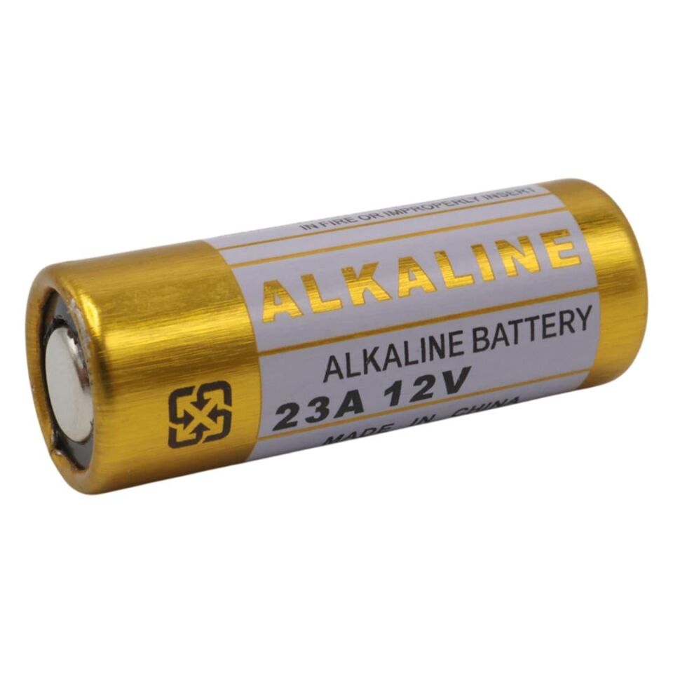 Powermaster LR23A 12 Volt 23A Kalın Alarm Pili Alkaline Batarya (5'LI Paket)