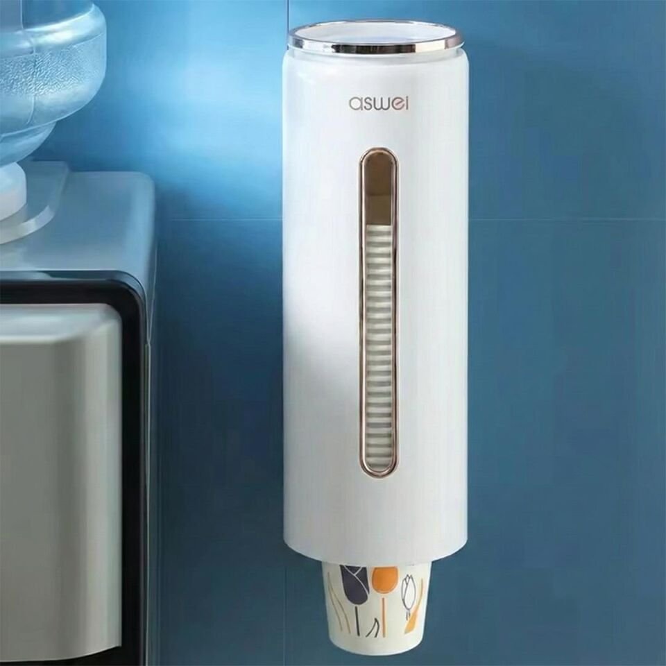 Ayt Sunup SN-27106 Karton Plastik Bardak Dispenseri Su Sebili Kahve Makinası Yanı Bardaklık