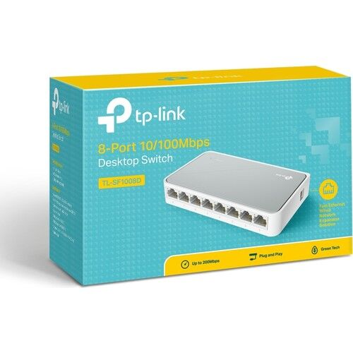 TP-LINK TL-SF1008D 8 PORT 10/100 MBPS SWITCH