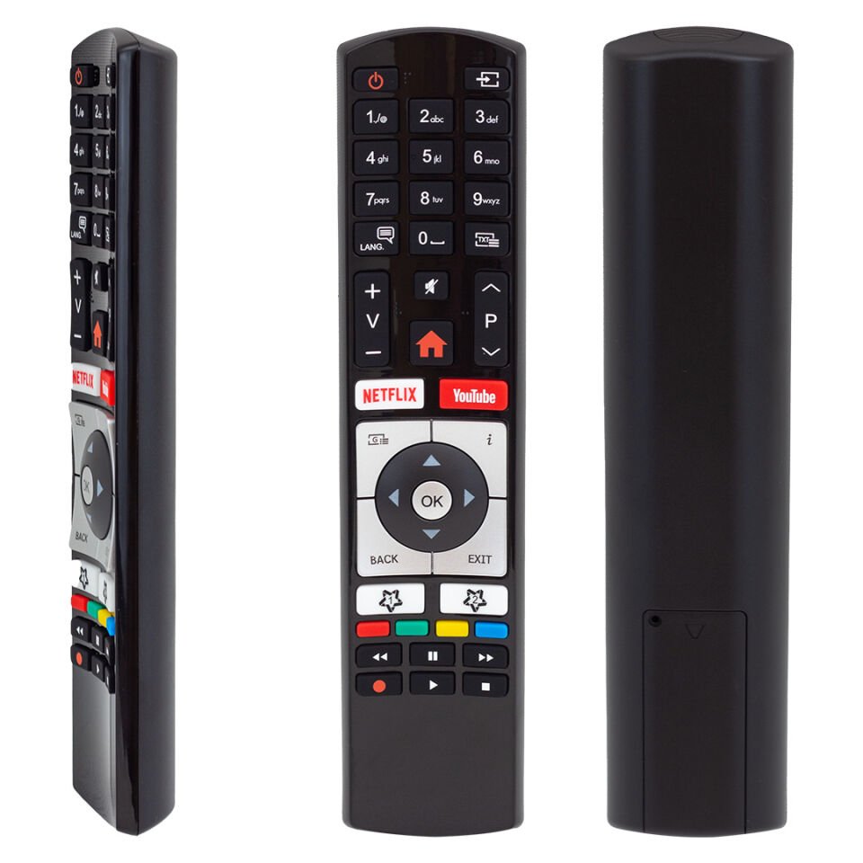 WEKO KL VESTEL RC4318 H0362A NETFLIX-YOUTUBE TUŞLU TV KUMANDA YAZISIZ (30100823)