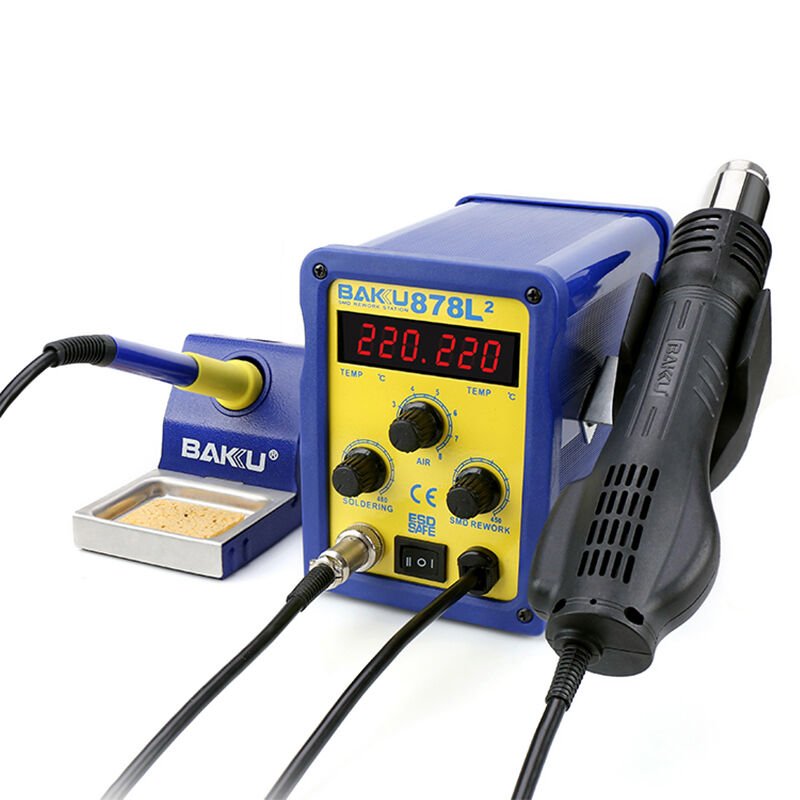 Ayt BK-878L2 Digital Isı Ayarlı Üflemeli Havya Lehim Havya İstasyonu