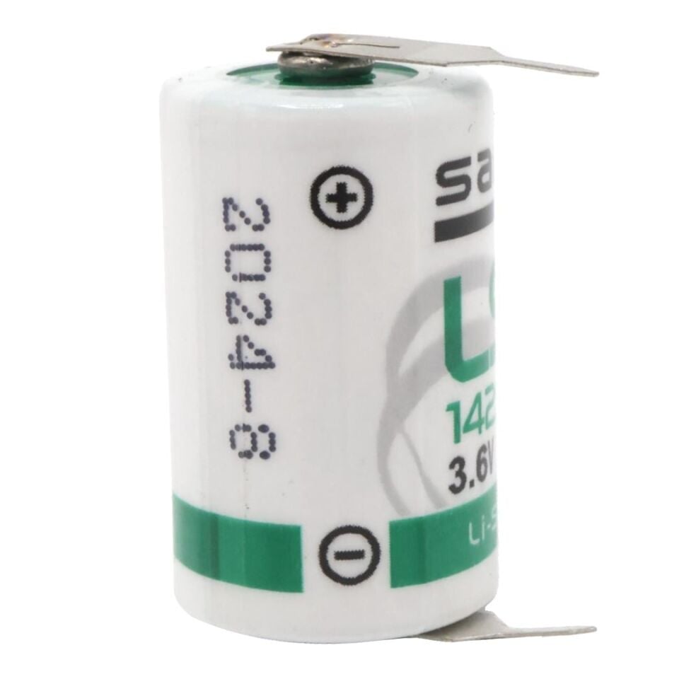 Powermaster 1/2AA - 3.6 Volt 14250 Kısa Boy Puntalı Lityum Pil PM-25277