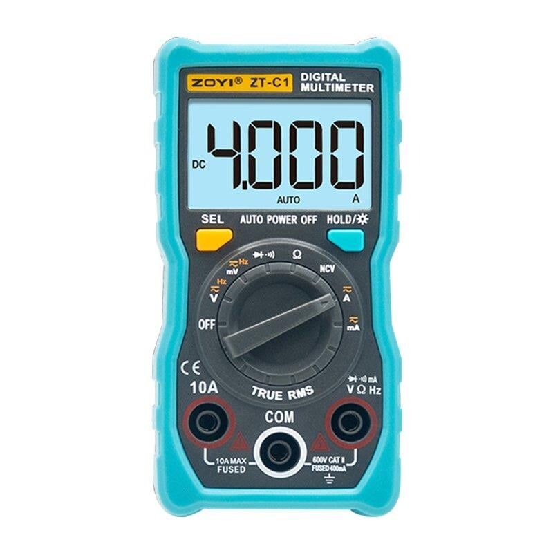 Zoyi Zt-C1 Cep Tipi True Rms Dijital Ölçü Aleti Multi Metre Ölçüm Cihazı