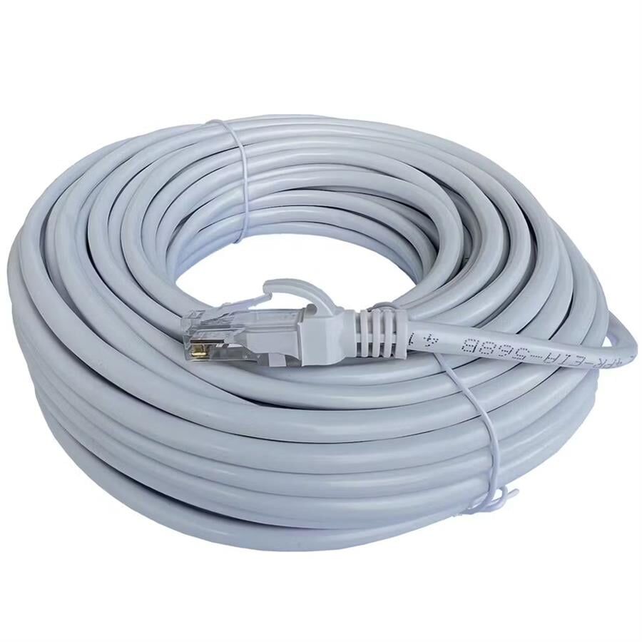 Ayt Fully G-505SA 50 Metre RJ45 Patch Network Cat6 Ethernet İnternet Kablosu Jack Soketleri Takılı Hazır Kablo