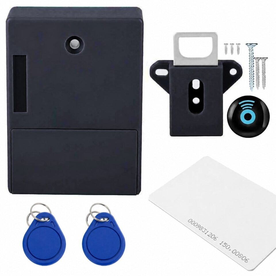 Ayt Powermaster Pm-26971 Gizli Çekmece Dolap Rfıd Kapı Güvenlik Kilidi Keyfob Çipli Kilidi