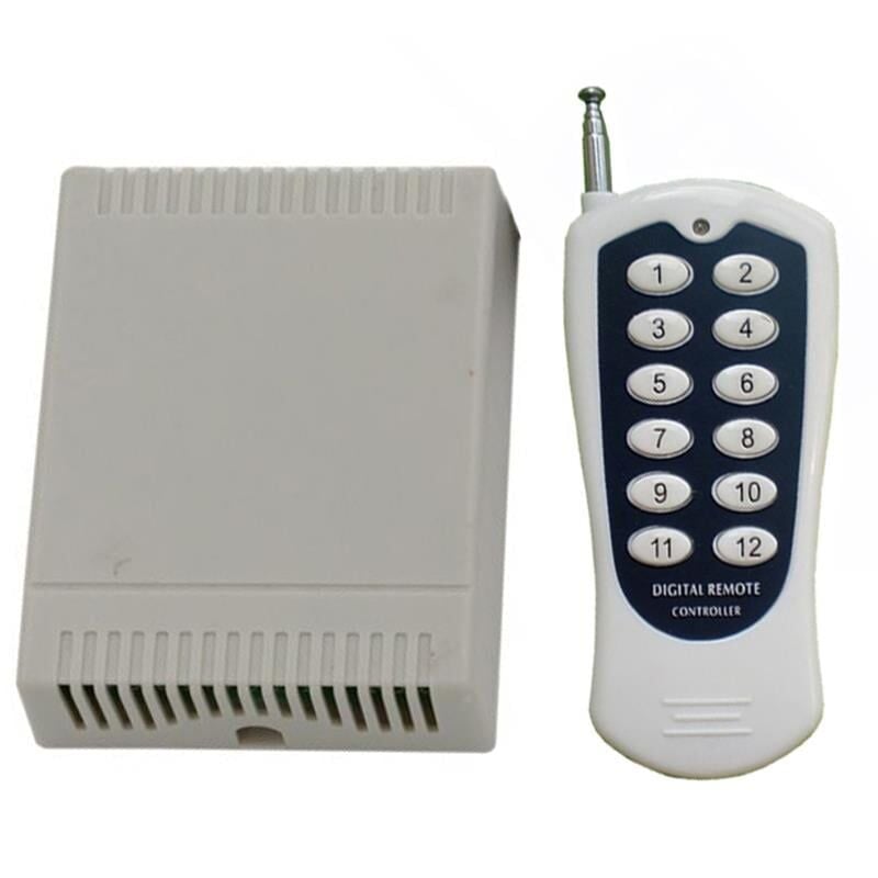 Weko 12 Volt 433 Mhz 12 Kanallı Alıcı Verici Garaj Kumandası Devresi Röle