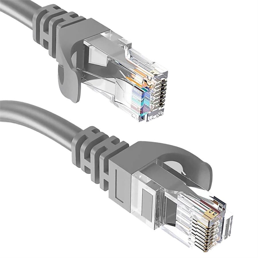 Ayt Fully G-505Z 2 Metre RJ45 Cat6 Patch Network Ethernet İnternet Kablosu Jack Soketleri Yakılı Hazır Kablo