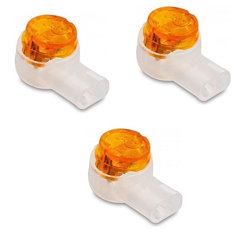 Powermaster Yak 2 Telefon Konnektörü 100 lü Paket Yak Konnektör 100 Adet Kablo Bağlama Birleştirme Konnektörü