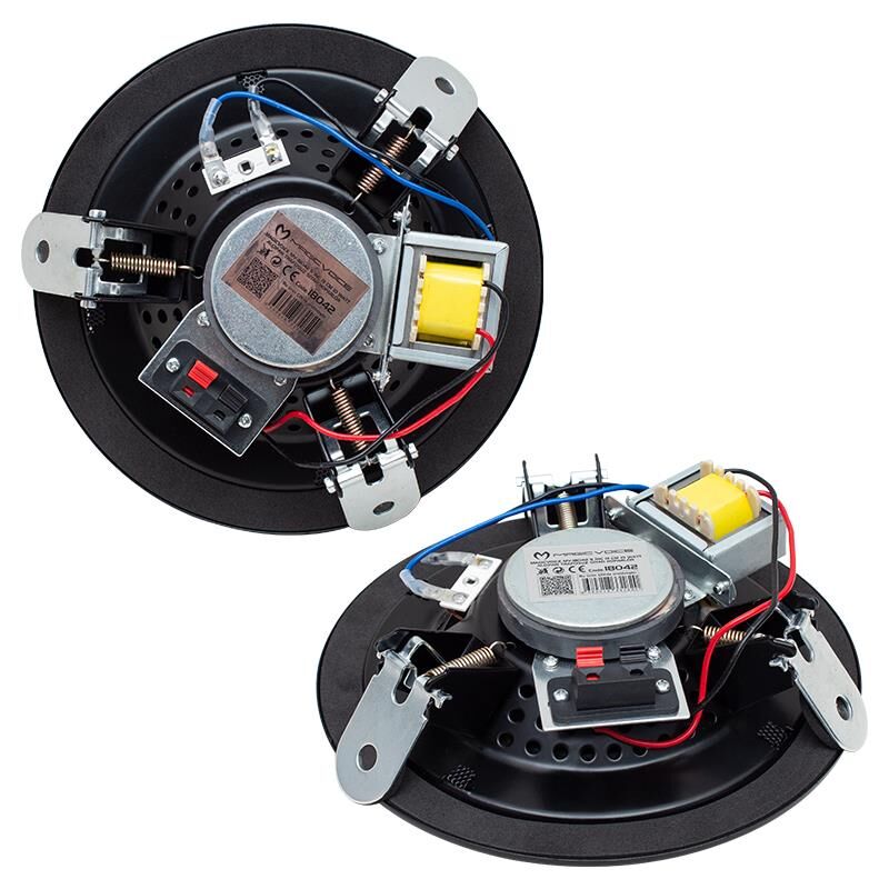 Ayt Magicvoice Mv-18042 12 Cm 6 Watt Siyah Trafolu Metal Kasa Alçıpan Hoparlörü Delik Çapı 15 Cm