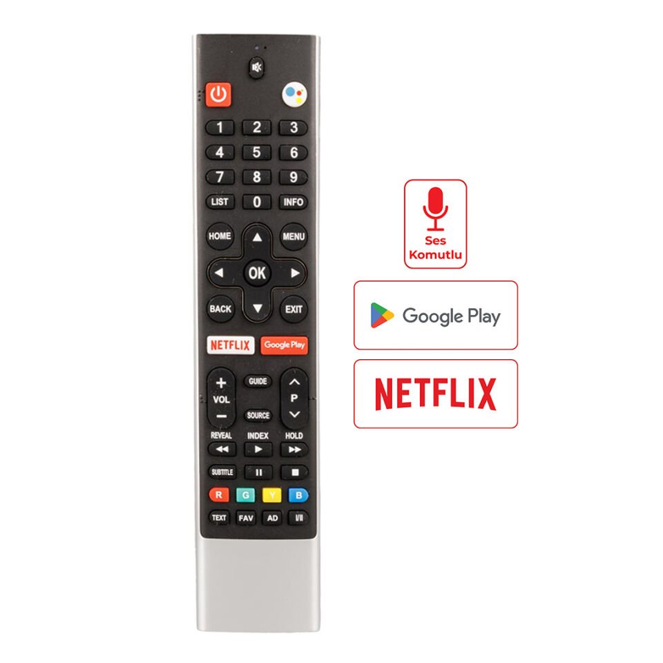 Ayt Weko Kl Skyworth Sw V3 Netflix Google Play Tuşlu Ses Komutlu Akıllı Tv Kumandası
