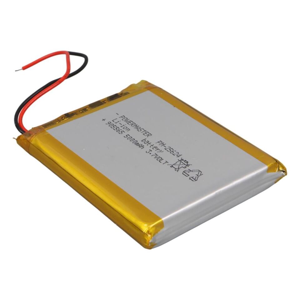 Powermaster PM-24411 3.7V 5.000Mah 905565 Soketsiz Lityum Polimer (Li-Po) Batarya Şarj Edilebilir Pil