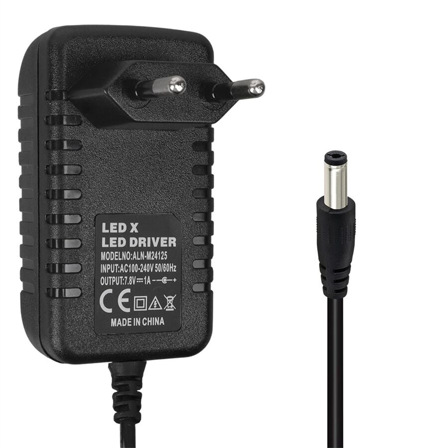 Powermaster Pm-16740 7.8 Volt - 1.2 Amper 5.5*2.5 Mm Uçlu Plastik Kasa Adaptör
