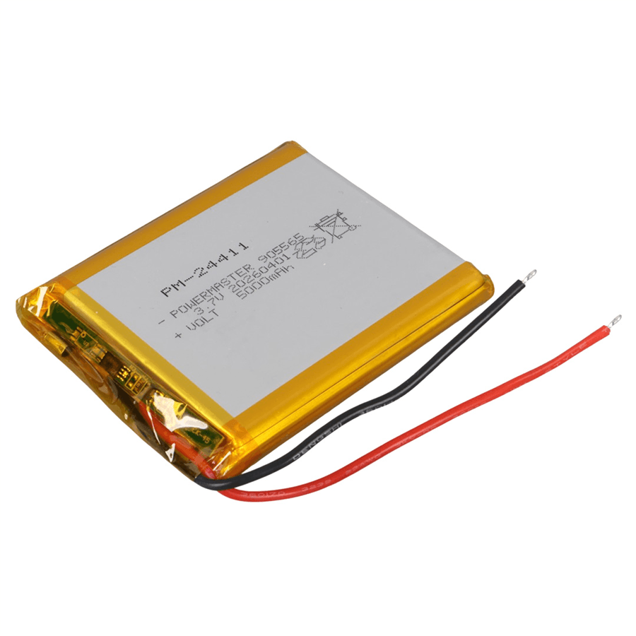 Powermaster PM-24411 3.7V 5.000Mah 905565 Soketsiz Lityum Polimer (Li-Po) Batarya Şarj Edilebilir Pil