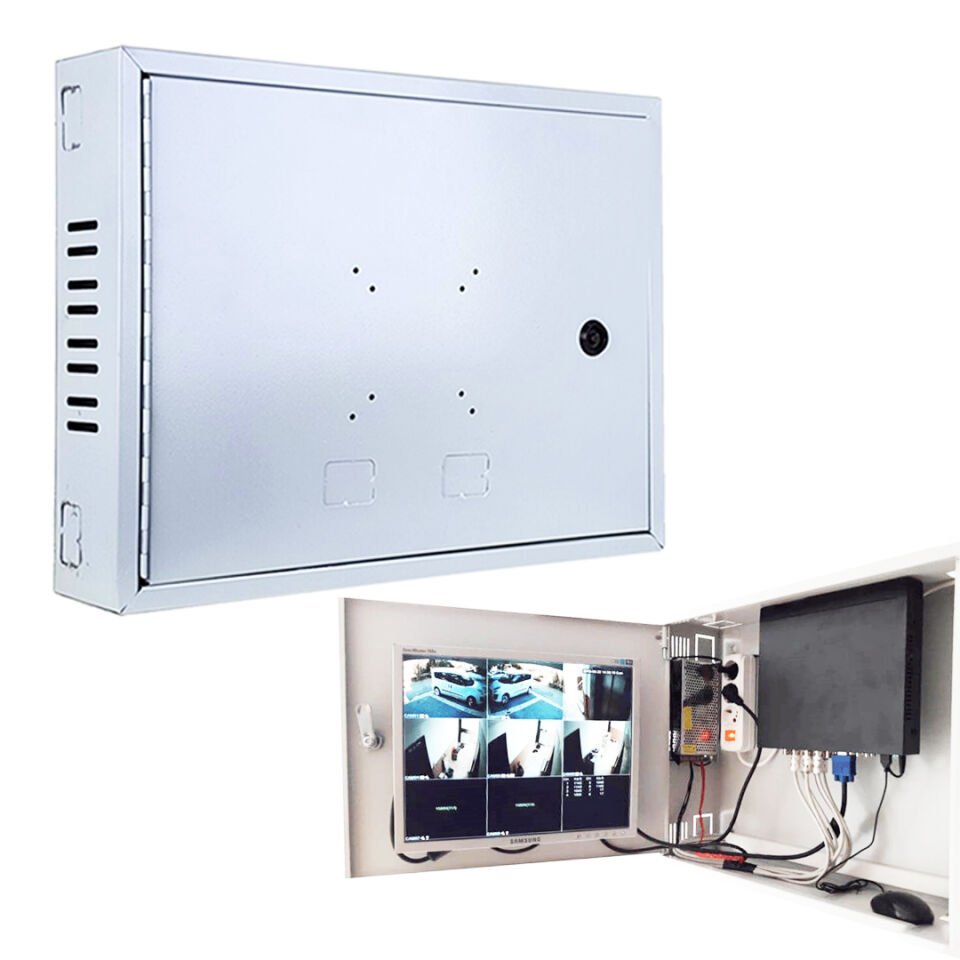Ayt Novacom 45x35x10 Cm Dik Tip Gri Dvr Kabini Kamera Kayıt Cihazı Kutusu Box Duvar Tipi