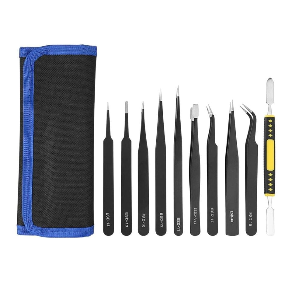 Powermaster PM-28655 10in1 Tamir Cımbız Seti Tamirci Hassas Çalışma Cımbız Seti